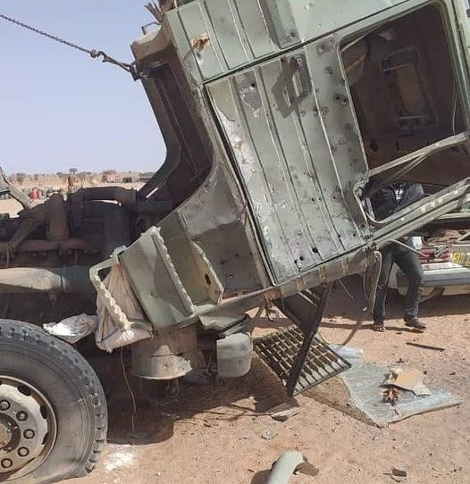 Des camions algériens ciblés par des frapes de l’armée de l’air marocaine en Mauritanie