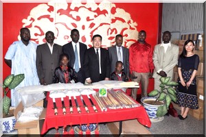 Don d'équipements sportifs à la fédération de Kung fu 