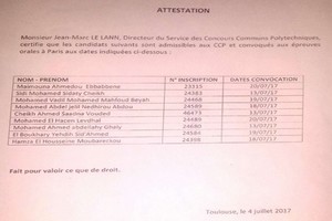 Scandale: les candidats admissibles des Classes Préparatoires de l'Ecole Supérieure Polytechnique sacrifiés