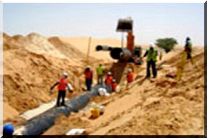 Urgent- Barkéol- Le réseau de la SNDE cède sous la pression des eaux de l’Aftout