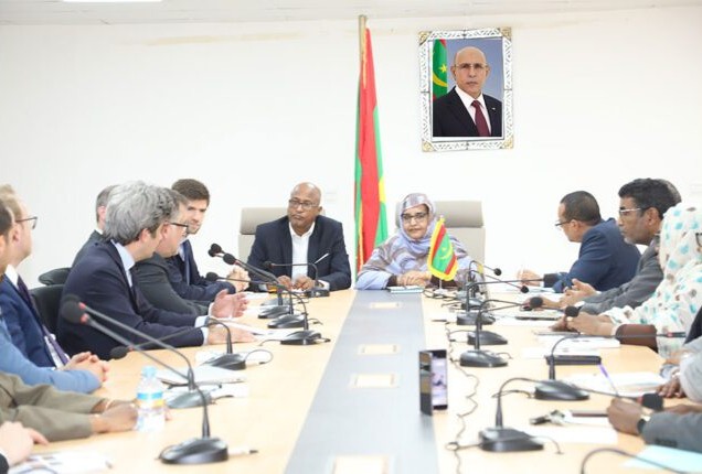  La ministre de l’environnement reçoit une délégation de la BEI, de la Société d’aménagement du littotal et du Fonds Meridiam