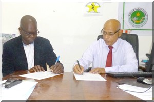 Le Marathon International de Nouadhibou signe 2 conventions [PhotoReportage]