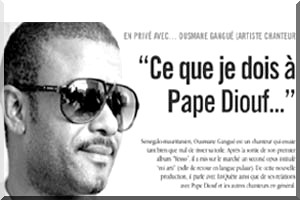  Ousmane gangué, artiste chanteur : 