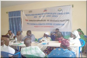 Des acteurs de la société civile du bassin du fleuve Sénégal se retrouvent à Sélibaby autour du thème le VIH/SIDA et la coopération transfrontalière [PhotosReportage]
