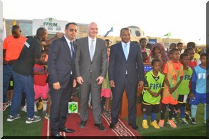 La FIFA financera le plus grand stade en Mauritanie, une promesse du président Ifantino 