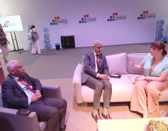 Le ministre de l’Economie reçoit la candidate belge au poste de Haut-Commissaire aux réfugiés