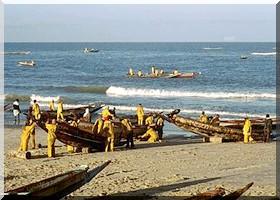 Plage des pêcheurs de Nouakchott: Instinct de survie !