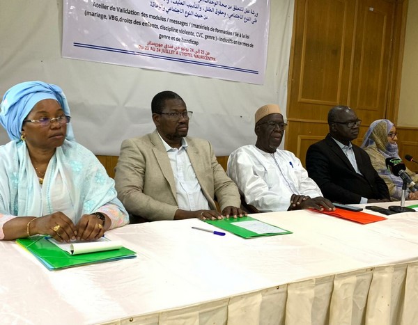 Atelier de validation des modules de formation et messages inclusifs sur la protection de l’enfant, le genre et le handicap