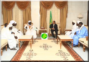 Le Chef de l'Etat reçoit un certain nombre d'Imams et de cheikhs de mahadras 