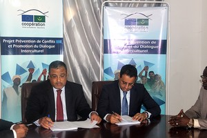 Signature d’une convention entre la FFRIM et le Projet de Prévention des conflits et dialogue interculturel
