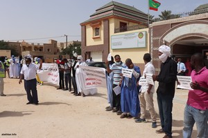Tasiast - des employés licenciés manifestent 