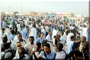 Important rassemblement des étudiants de l'Université de Nouakchott