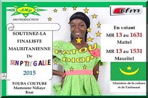 Sen Petit Gallé 2015 : Une mauritanienne remporte le concours de chant