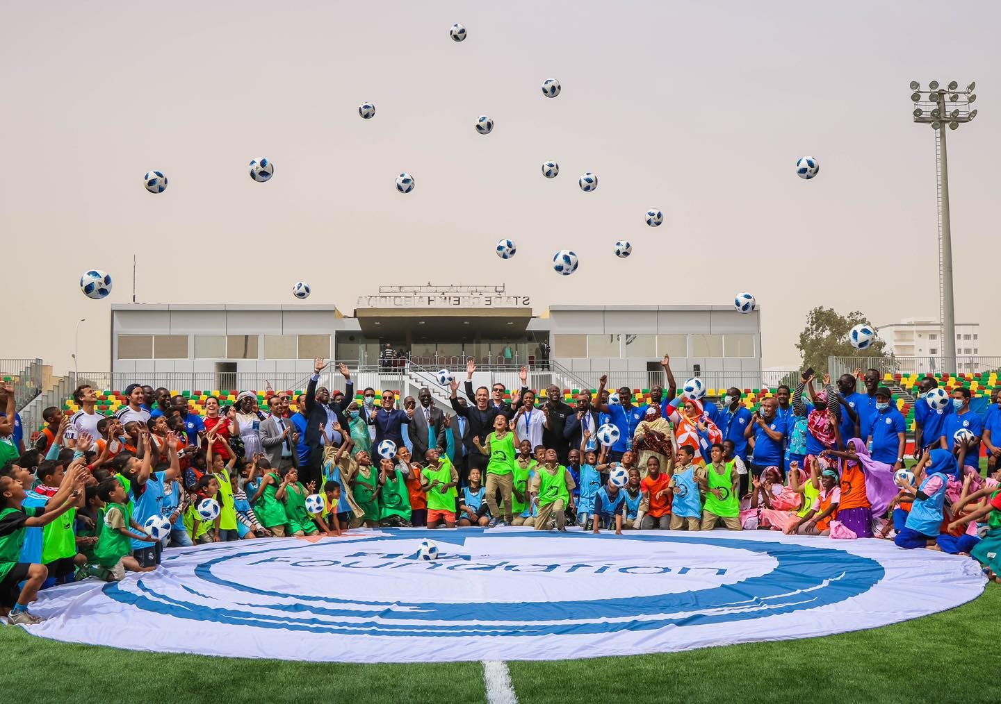  Mauritanie : cérémonie de lancement du « Football for schools » 