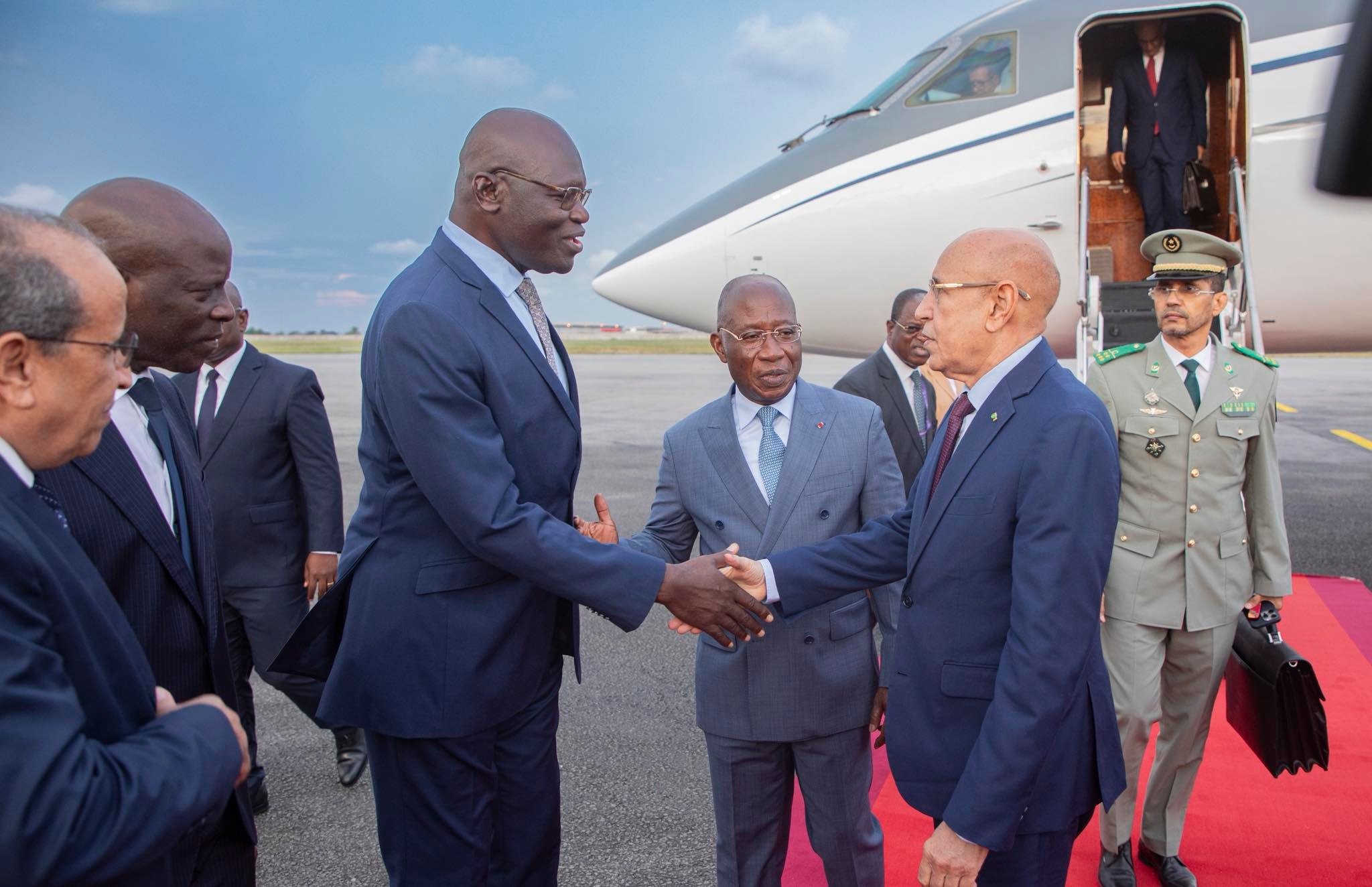 Le président Ghazouani est arrivé à Abidjan pour prendre part à l'Africa CEO Forum qui se tiendra les 12 et 13 mai 2025