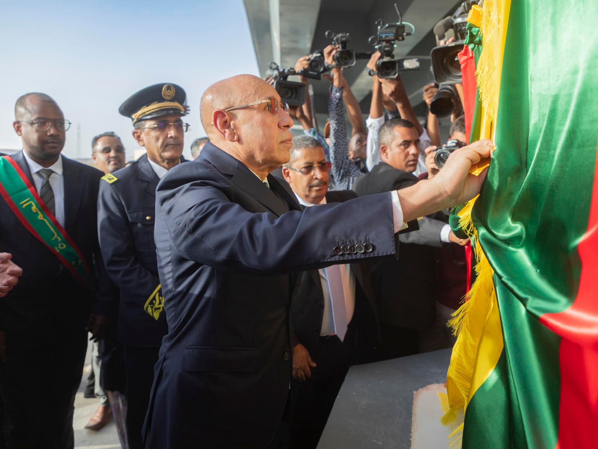 Le Président de la République lance la première phase du projet Nouakchott Mobilité 2026