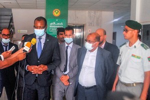 Le ministre de l'Habitat supervise l'opération de tirage du nouveau plan directeur de Nouakchott