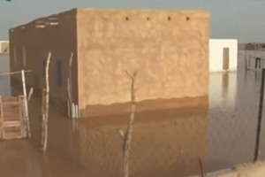 Vidéo. Les autorités s'informent des dégats causés par les inondations à Akjoujt 