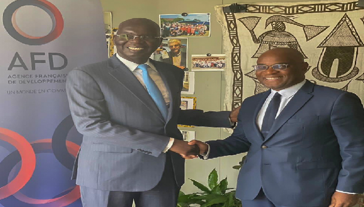 Le ministre des Affaires économiques s’entretient avec le directeur Afrique à l’AFD