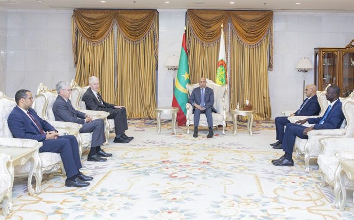 Le Président de la République reçoit le Directeur général de la Société Mines de Cuivre de Mauritanie