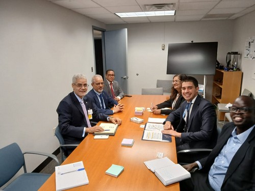 Le ministre de l'Économie discute des opportunités de coopération avec le Sous-Secrétaire général des Nations Unies