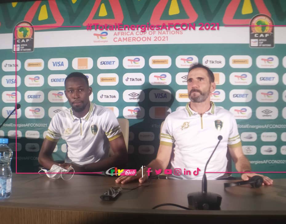 CAN 2022 : conférence de presse de Didier Da Rosa et Mohamed Dellahi Yali avant Mauritanie-Tunisie