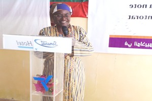 Dr. Natalia Kanem à Nouadhibou pour la clôture de l’atelier mentorat clinique des sages-femmes