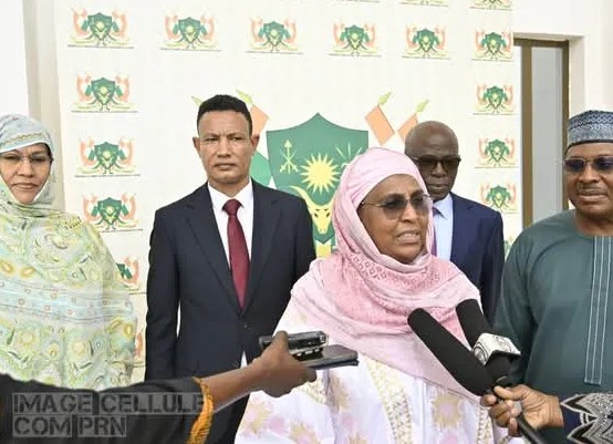 Niamey : Le Président de la République reçoit une délégation de la République Islamique de la Mauritanie