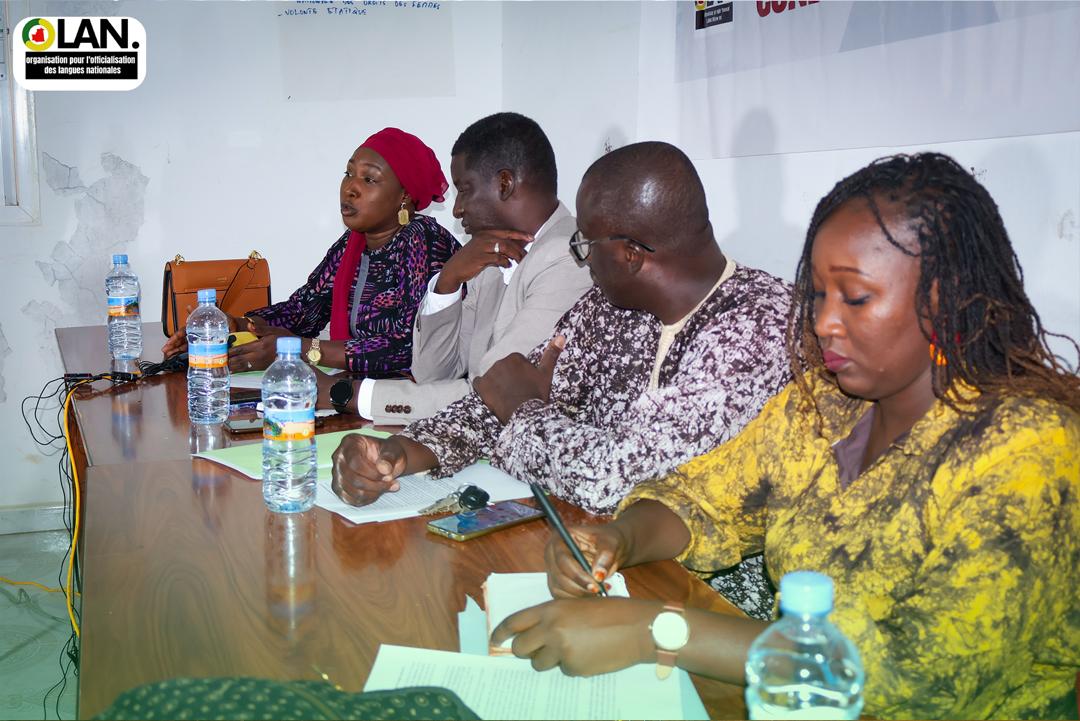Déclaration de l'Organisation pour l'Officialisation des Langues Nationales (OLAN)