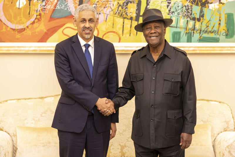 Le Chef de l’État S.E.M Alassane OUATTARA a eu un entretien avec le Président élu de la BAD