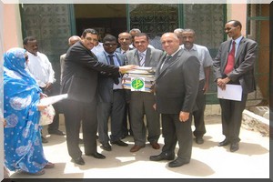 Réception de 800 mille manuels scolaires