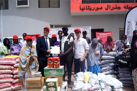 Société Générale Mauritanie distribue 100 paniers alimentaires au profit de familles vulnérables - [PHOTOS]