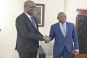 Audience : le ministre mauritarien Adama Bocar Soko chez son homologue Salimane Karimou