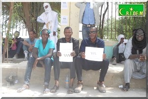 Septième jour de grève pour les contractuels de la SOMELEC [PhotoReportage]