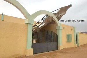 Effondrement d’une partie du stade de Zouerate