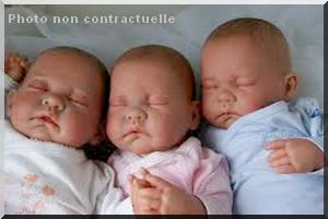 Maghama : Naissance des triplés au centre de santé.