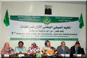 Lancement des manifestations de la 1ère colonie de vacances des jeunes adolescentes