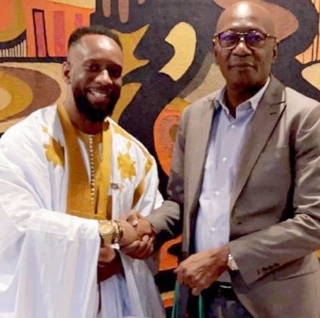 Ziz Fashion reçu par le ministre de la Culture et de la Communication du Sénégal Monsieur Abdoualye Diop