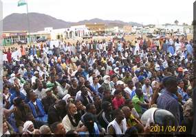 Zoueratt : réunion d’évaluation du comité de suivi de la situation des travailleurs des sous entreprises. 